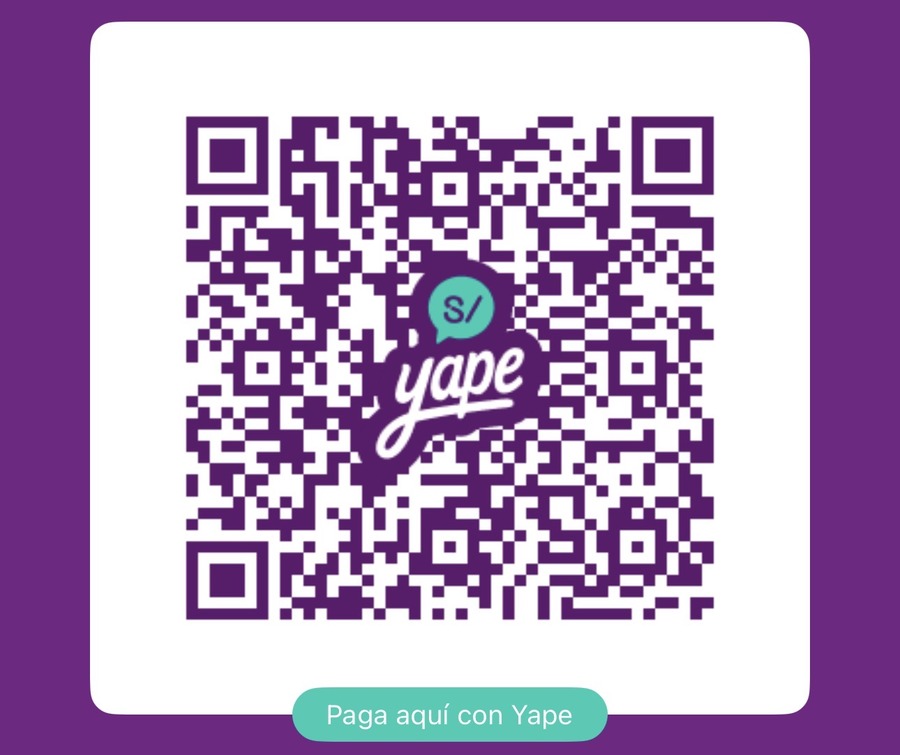 QR de pago Yape de Tribu Factory